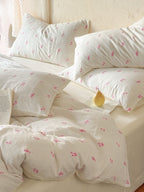 Meadow Cutwork Brushed Cotton Duvet Cover original reference image 38