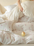 Meadow Cutwork Brushed Cotton Duvet Cover original reference image 44