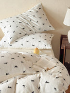 Meadow Cutwork Brushed Cotton Duvet Cover original reference image 55