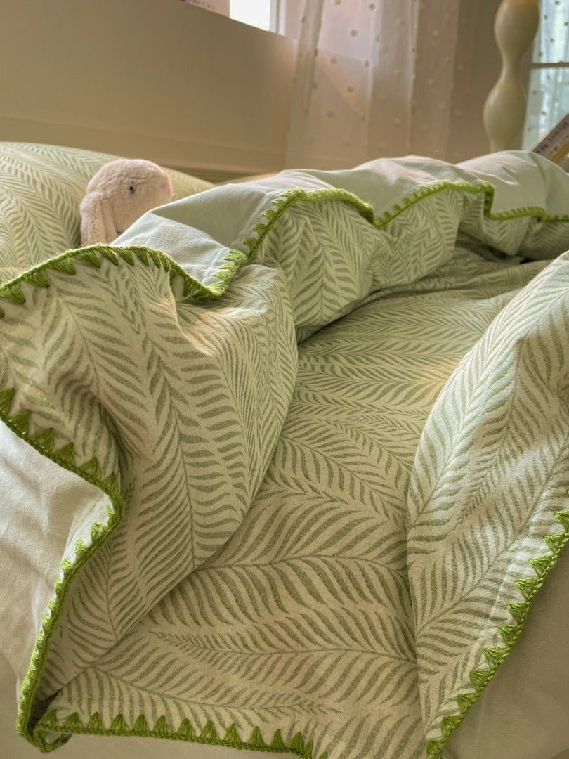 Meadowline Brushed Cotton Duvet Cover Set original reference image 13