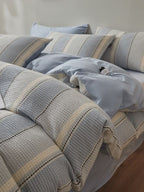 Meadowline Cotton Waffle Duvet Cover Set original reference image 4