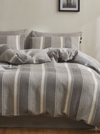 Meadowline Cotton Waffle Duvet Cover Set original reference image 7