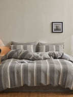 Meadowline Cotton Waffle Duvet Cover Set original reference image 12