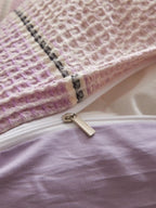 Meadowline Cotton Waffle Duvet Cover Set original reference image 20