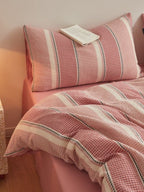 Meadowline Cotton Waffle Duvet Cover Set original reference image 29