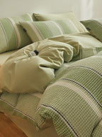 Meadowline Cotton Waffle Duvet Cover Set original reference image 33