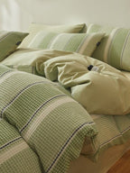 Meadowline Cotton Waffle Duvet Cover Set original reference image 34