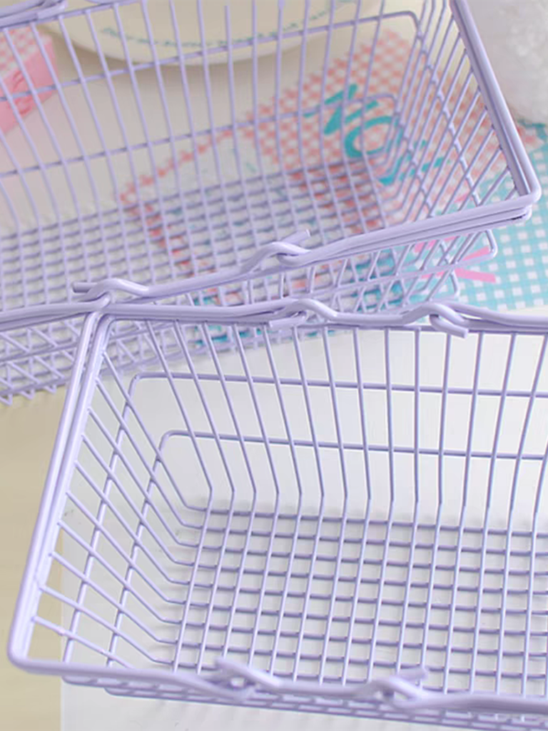 Mini Shopping Cart Storage Basket