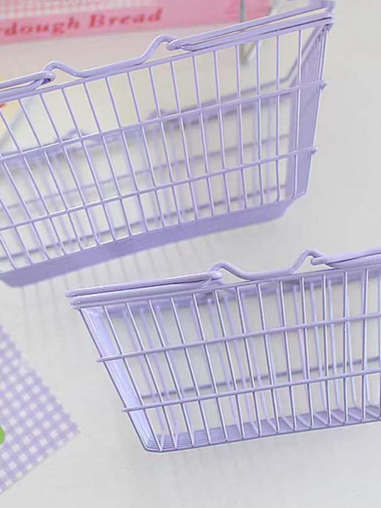 Mini Shopping Cart Storage Basket