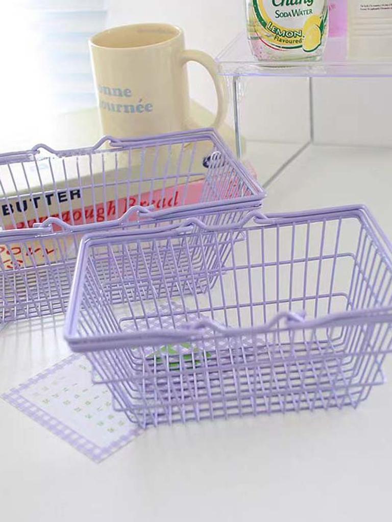 Mini Shopping Cart Storage Basket
