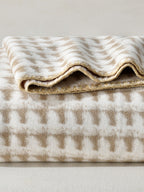Mosaic Edge Plush Throw Blanket original reference image 54