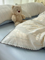 Pebble Dot Cotton Clip-Jacquard Duvet Cover Set original reference image 6