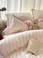 Pebble Dot Cotton Clip-Jacquard Duvet Cover Set original reference image 17