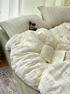Pebble Dot Cotton Clip-Jacquard Duvet Cover Set original reference image 20