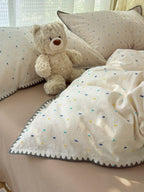 Pebble Dot Cotton Clip-Jacquard Duvet Cover Set original reference image 30