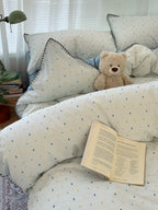 Pebble Dot Cotton Clip-Jacquard Duvet Cover Set original reference image 41