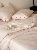 Petal Relief Cotton Jacquard Duvet Cover Set original reference image 41
