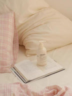 Soft Pink Plaid Cotton Bedding Set