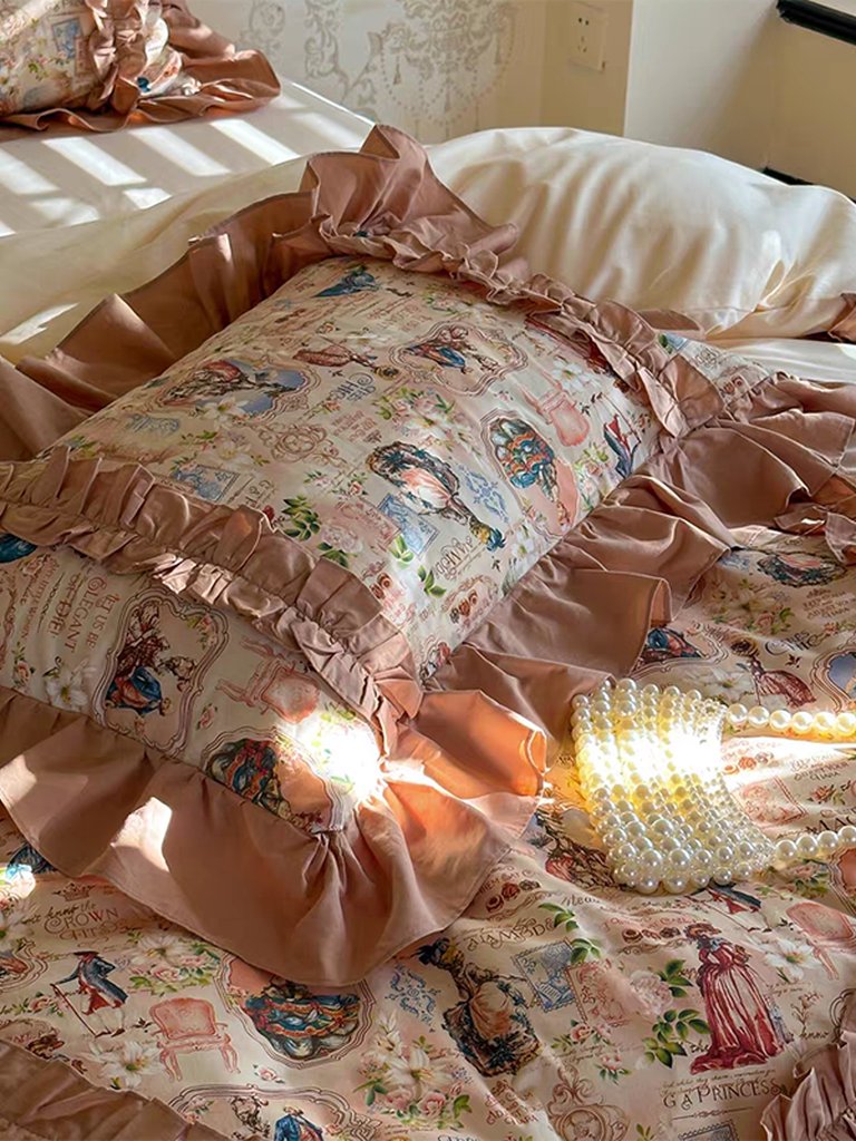 Princess Oil Painting Duvet Cover