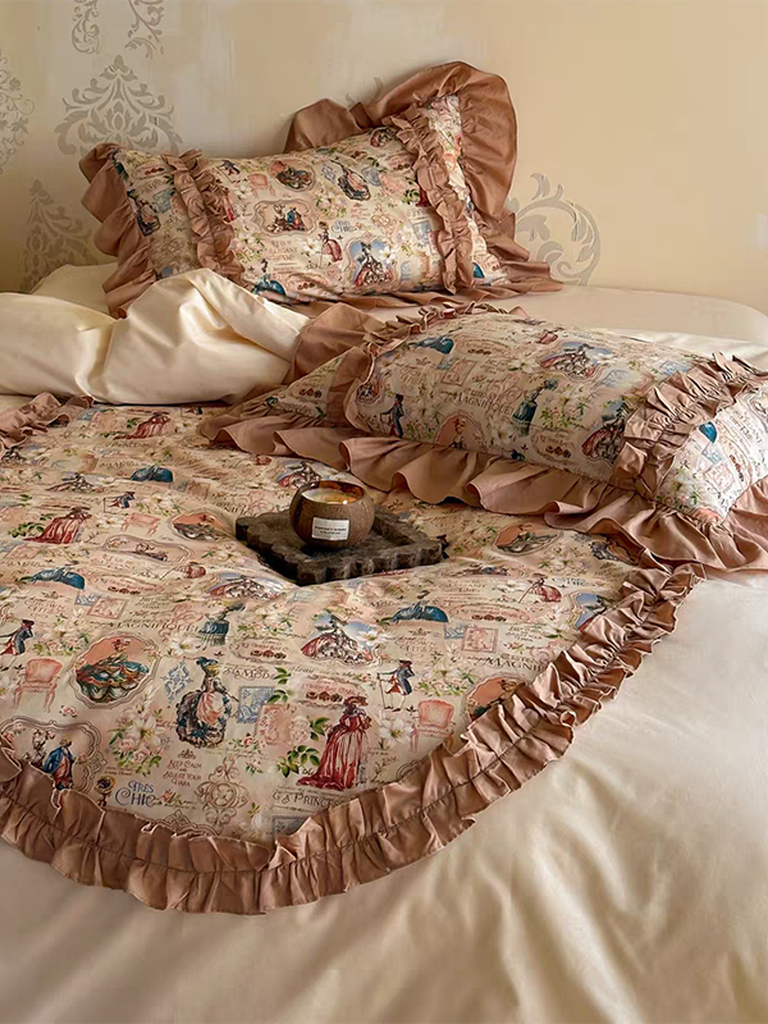 Princess Oil Painting Duvet Cover