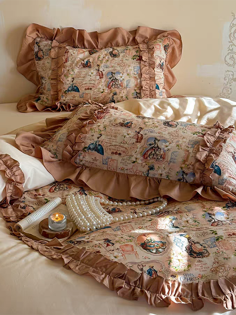 Princess Oil Painting Duvet Cover