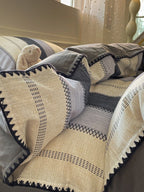 Rhythm Stripe Brushed Cotton Duvet Cover Set original reference image 5