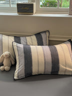 Rhythm Stripe Brushed Cotton Duvet Cover Set original reference image 7