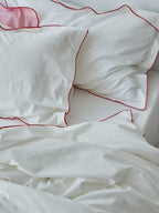 Rivelle Contrast-Trim Washed Cotton Duvet Cover original reference image 6