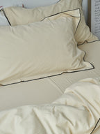Rivelle Contrast-Trim Washed Cotton Duvet Cover original reference image 17