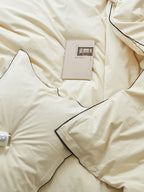 Rivelle Contrast-Trim Washed Cotton Duvet Cover original reference image 21