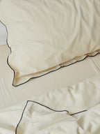 Rivelle Contrast-Trim Washed Cotton Duvet Cover original reference image 23