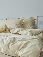 Rivelle Contrast-Trim Washed Cotton Duvet Cover original reference image 24