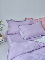 Rivelle Contrast-Trim Washed Cotton Duvet Cover original reference image 28