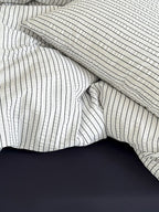 Seabrook Stripe Seersucker Cotton Duvet Cover original reference image 5