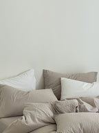 Seabrook Stripe Seersucker Cotton Duvet Cover original reference image 10