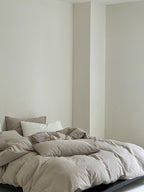 Seabrook Stripe Seersucker Cotton Duvet Cover original reference image 11