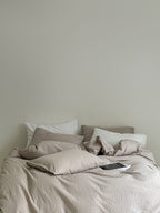 Seabrook Stripe Seersucker Cotton Duvet Cover original reference image 16