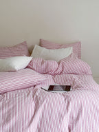 Seabrook Stripe Seersucker Cotton Duvet Cover original reference image 19