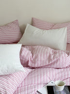 Seabrook Stripe Seersucker Cotton Duvet Cover original reference image 20
