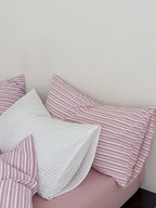 Seabrook Stripe Seersucker Cotton Duvet Cover original reference image 23