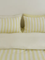 Seoul Stripe Cotton Seersucker Duvet Cover original reference image 28