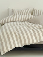 Seoul Stripe Cotton Seersucker Duvet Cover original reference image 34