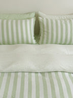 Seoul Stripe Cotton Seersucker Duvet Cover original reference image 42