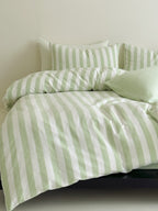 Seoul Stripe Cotton Seersucker Duvet Cover original reference image 47