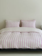 Seoul Stripe Cotton Seersucker Duvet Cover original reference image 52