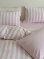 Seoul Stripe Cotton Seersucker Duvet Cover original reference image 53