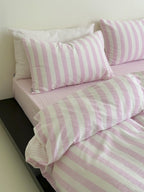 Seoul Stripe Cotton Seersucker Duvet Cover original reference image 54