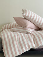 Seoul Stripe Cotton Seersucker Duvet Cover original reference image 65