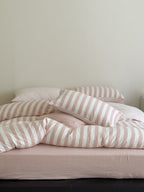 Seoul Stripe Cotton Seersucker Duvet Cover original reference image 66