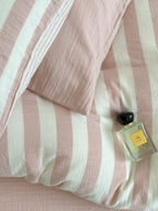 Seoul Stripe Cotton Seersucker Duvet Cover original reference image 67